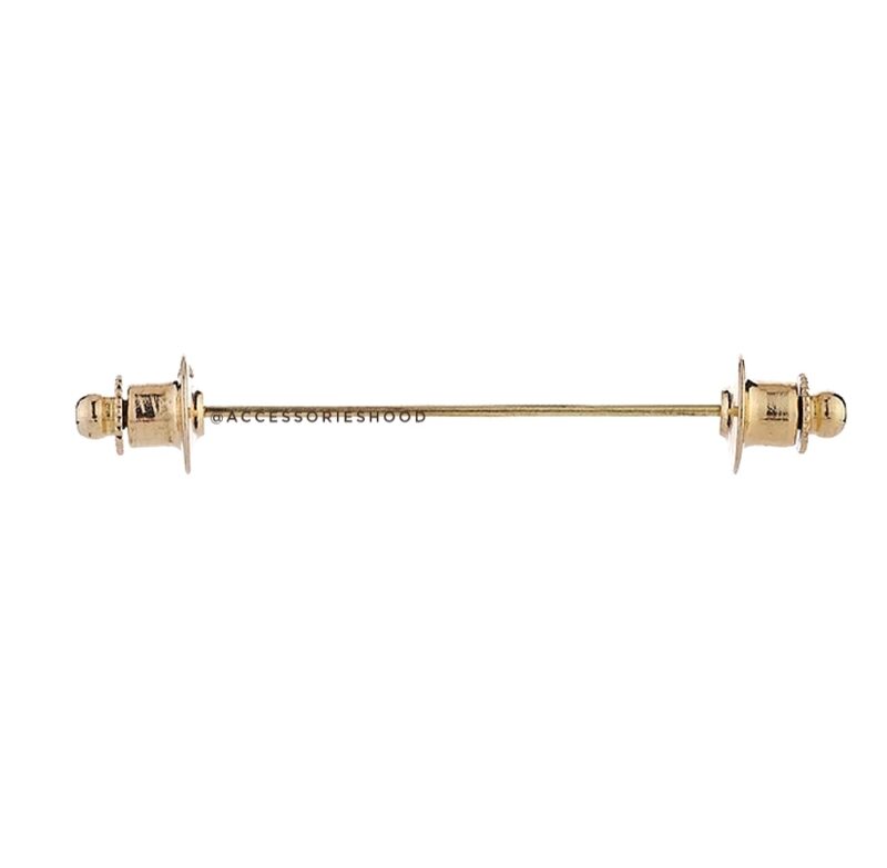 Men's Brooch - Golden Rod Chain