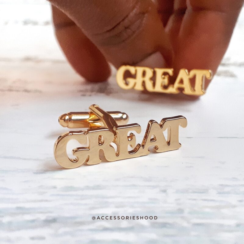 Custom Alphabet Cufflinks