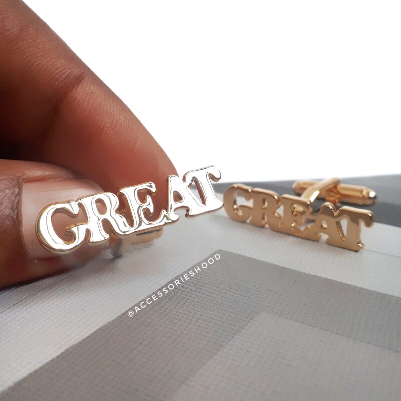 Custom Alphabet Cufflinks - Image 2